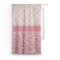 Modern Plaid & Floral Custom Curtain With Window and Rod