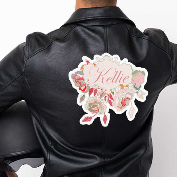 Modern Plaid & Floral Custom Shape Iron On Patches - XXXL - APPROVAL