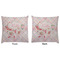 Modern Plaid & Floral Decorative Pillow Case - Approval