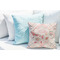 Modern Plaid & Floral Decorative Pillow Case - LIFESTYLE 2