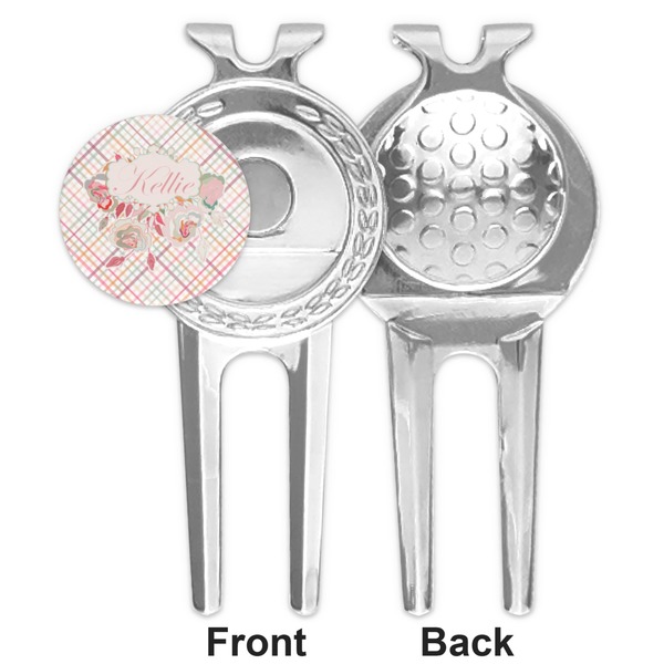 Modern Plaid & Floral Divot Tool - Second