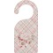 Modern Plaid & Floral Door Hanger (Personalized)