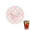 Modern Plaid & Floral Drink Topper - XSmall - Single with Drink