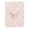 Modern Plaid & Floral Duvet Cover - Twin - Front