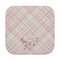 Modern Plaid & Floral Face Cloth-Rounded Corners