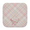Modern Plaid & Floral Face Towel (Personalized)