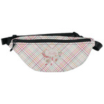 Modern Plaid & Floral Fanny Pack - Classic Style (Personalized)