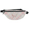 Modern Plaid & Floral Fanny Pack - Front