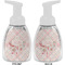 Modern Plaid & Floral Foam Soap Bottle Approval - White