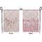 Modern Plaid & Floral Garden Flag - Double Sided Front and Back