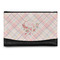 Modern Plaid & Floral Genuine Leather Women's Wallet - Small (Personalized)