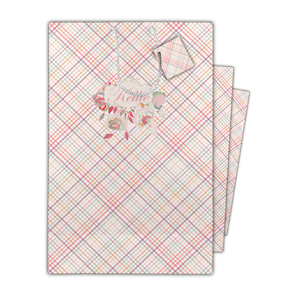 Modern Plaid & Floral Gift Bags - Parent/Main