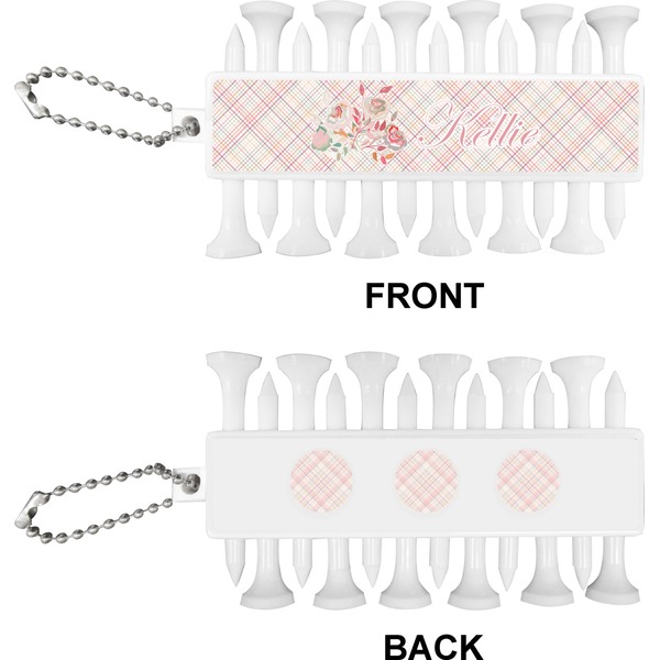 Modern Plaid & Floral Golf Buddy (Approval)