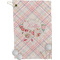 Modern Plaid & Floral Golf Towel (Personalized)