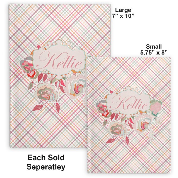 Modern Plaid & Floral Hard Cover Journal - Compare
