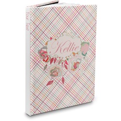 Modern Plaid & Floral Hardbound Journal (Personalized)