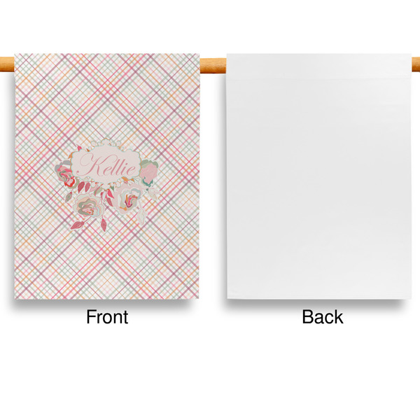 Modern Plaid & Floral House Flags - Single Sided - APPROVAL