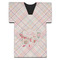 Modern Plaid & Floral Jersey Bottle Cooler (Personalized)