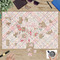 Modern Plaid & Floral Jigsaw Puzzle 1014 Piece - In Context