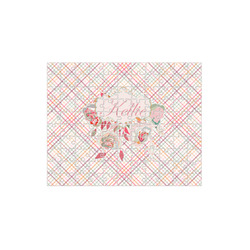 Modern Plaid & Floral 110 pc Jigsaw Puzzle (Personalized)