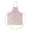 Modern Plaid & Floral Kid's Apron w/ Name or Text