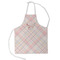 Modern Plaid & Floral Kid's Apron - Small (Personalized)