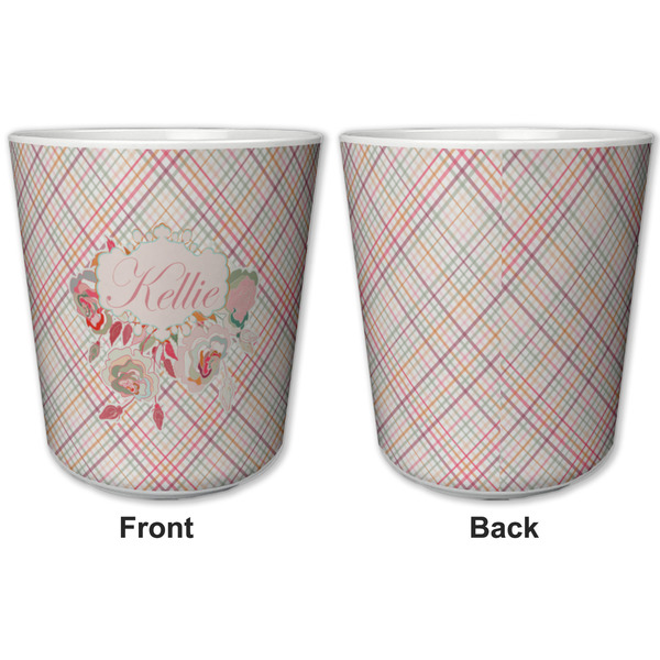 Modern Plaid & Floral Kids Cup - APPROVAL