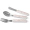 Modern Plaid & Floral Kid's Flatware (Personalized)