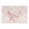 Modern Plaid & Floral Large Rectangle Car Magnets- Front/Main/Approval