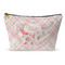 Modern Plaid & Floral Makeup Bag (Personalized)