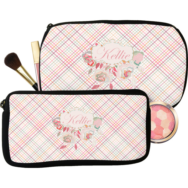 Modern Plaid & Floral Makeup Kit Aggregate