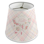 Modern Plaid & Floral Empire Lamp Shade (Personalized)
