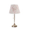 Modern Plaid & Floral Medium Lampshade (Poly-Film) - LIFESTYLE (on stand)