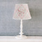 Modern Plaid & Floral Poly Film Empire Lampshade - Lifestyle