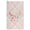 Modern Plaid & Floral Microfiber Golf Towel - Large (Personalized)