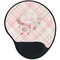 Modern Plaid & Floral Mouse Pad with Wrist Support
