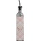 Modern Plaid & Floral Oil Dispenser Bottle (Personalized)