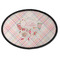Modern Plaid & Floral Oval Patch