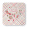 Modern Plaid & Floral Paper Coasters - Approval