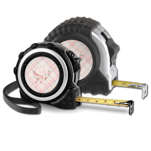 Modern Plaid & Floral Parent tape measure