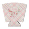 Modern Plaid & Floral Party Cup Sleeves - with bottom - FRONT