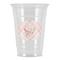 Modern Plaid & Floral Party Cups - 16oz (Personalized)