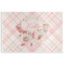 Modern Plaid & Floral Disposable Paper Placemats (Personalized)