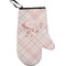 Modern Plaid & Floral Right Oven Mitt (Personalized)