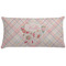 Modern Plaid & Floral Personalized Pillow Case