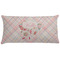 Modern Plaid & Floral Pillow Case - King (Personalized)