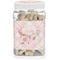 Modern Plaid & Floral Dog Treat Jar (Personalized)