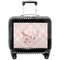 Modern Plaid & Floral Pilot Bag Luggage with Wheels