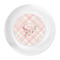 Modern Plaid & Floral Plastic Party Dinner Plates - Approval