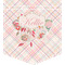 Modern Plaid & Floral Iron On Faux Pocket (Personalized)